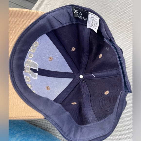 DBA Athletic Wear Men’s Embroidered San Diego Navy & Khaki Baseball Hat Size S - Picture 6 of 8